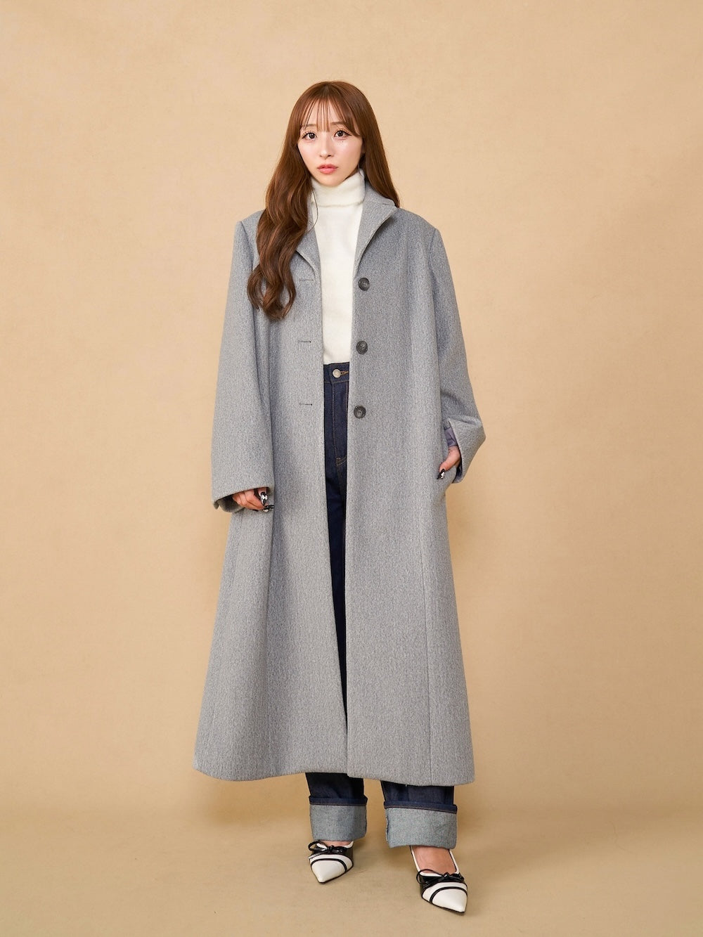 ダーリッチ Darich ベーシックテーラードロングコート