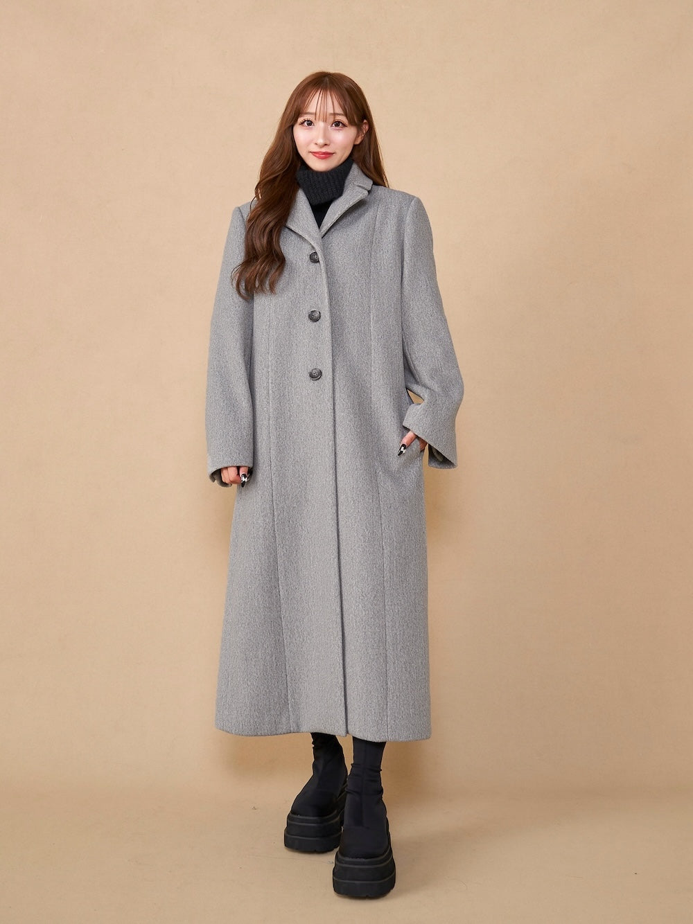 ダーリッチ Darich ベーシックテーラードロングコート