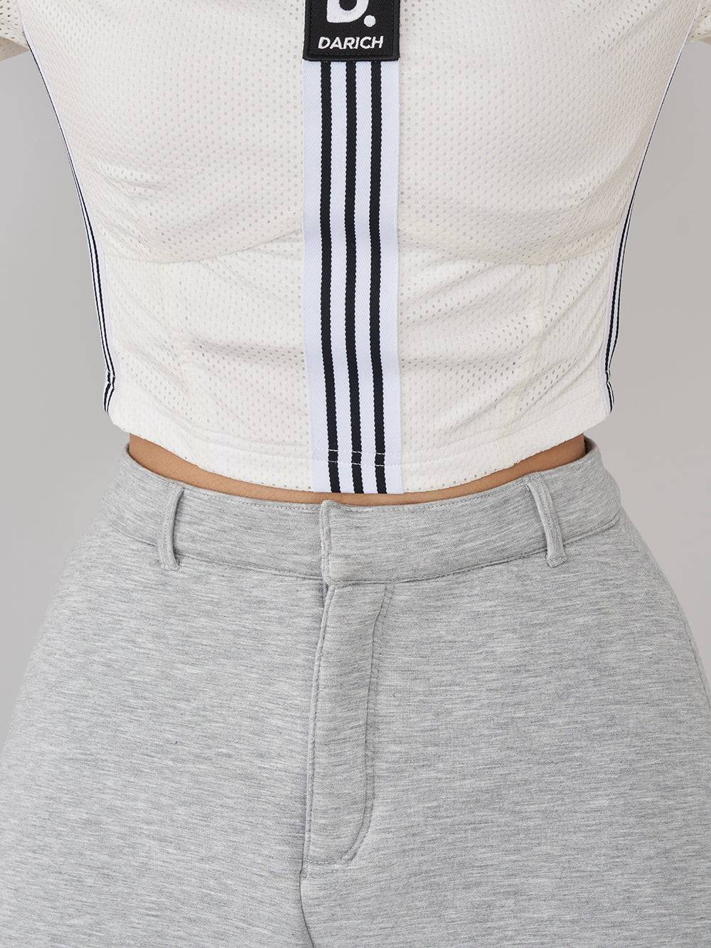 ダーリッチ Darich リメイクライクメッシュトップス （グレー） グレー