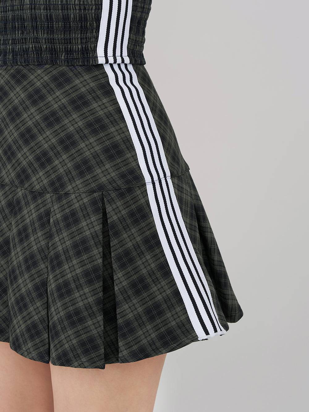 ダーリッチ Darich リメイクライクチェックミニスカート （グリーン） グリーン