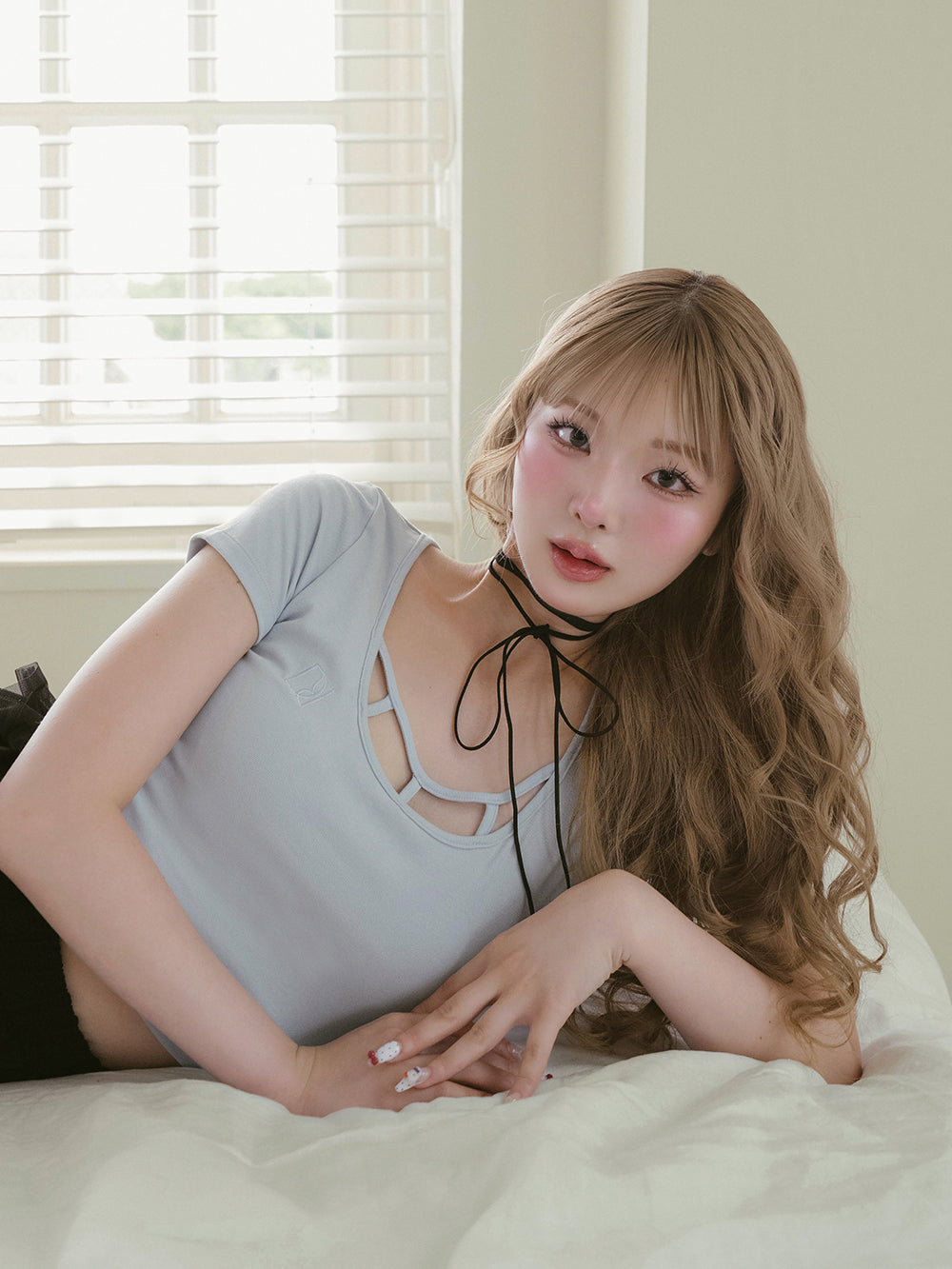 ダーリッチ Darich バインダーコンパクトTシャツ （サックス） サックス