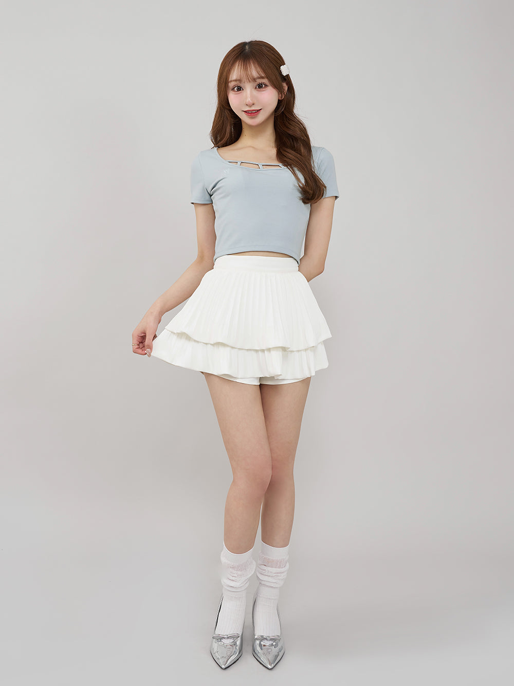 ダーリッチ Darich バインダーコンパクトTシャツ （サックス） サックス