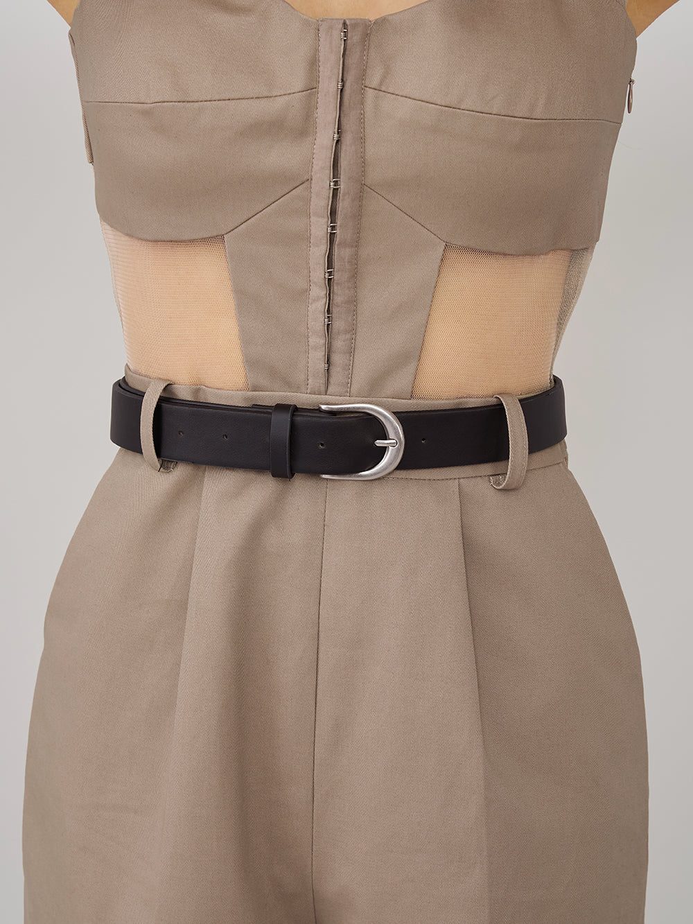 ダーリッチ Darich ランジェリーライクオールインワン （ベージュ） ベージュ