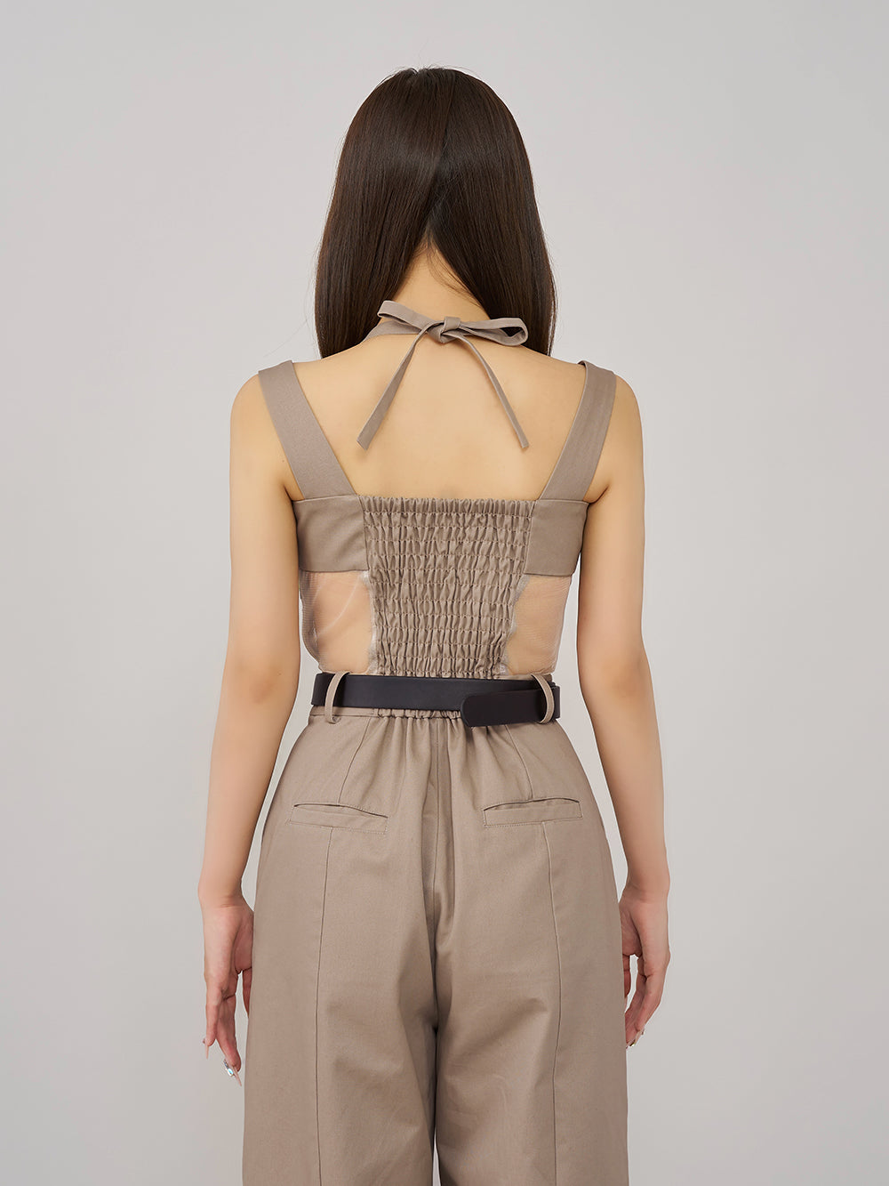 ダーリッチ Darich ランジェリーライクオールインワン （ベージュ） ベージュ