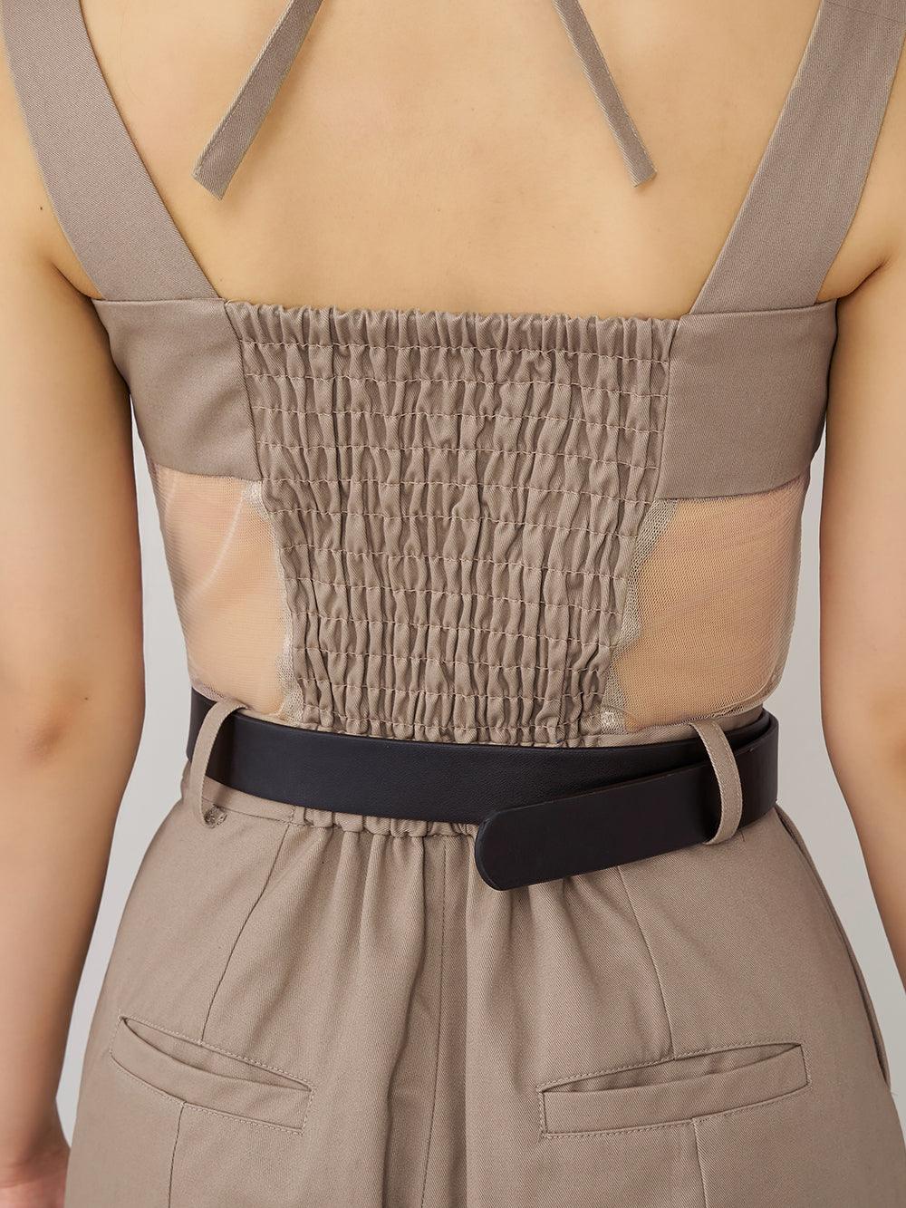 ダーリッチ Darich ランジェリーライクオールインワン （ベージュ） ベージュ