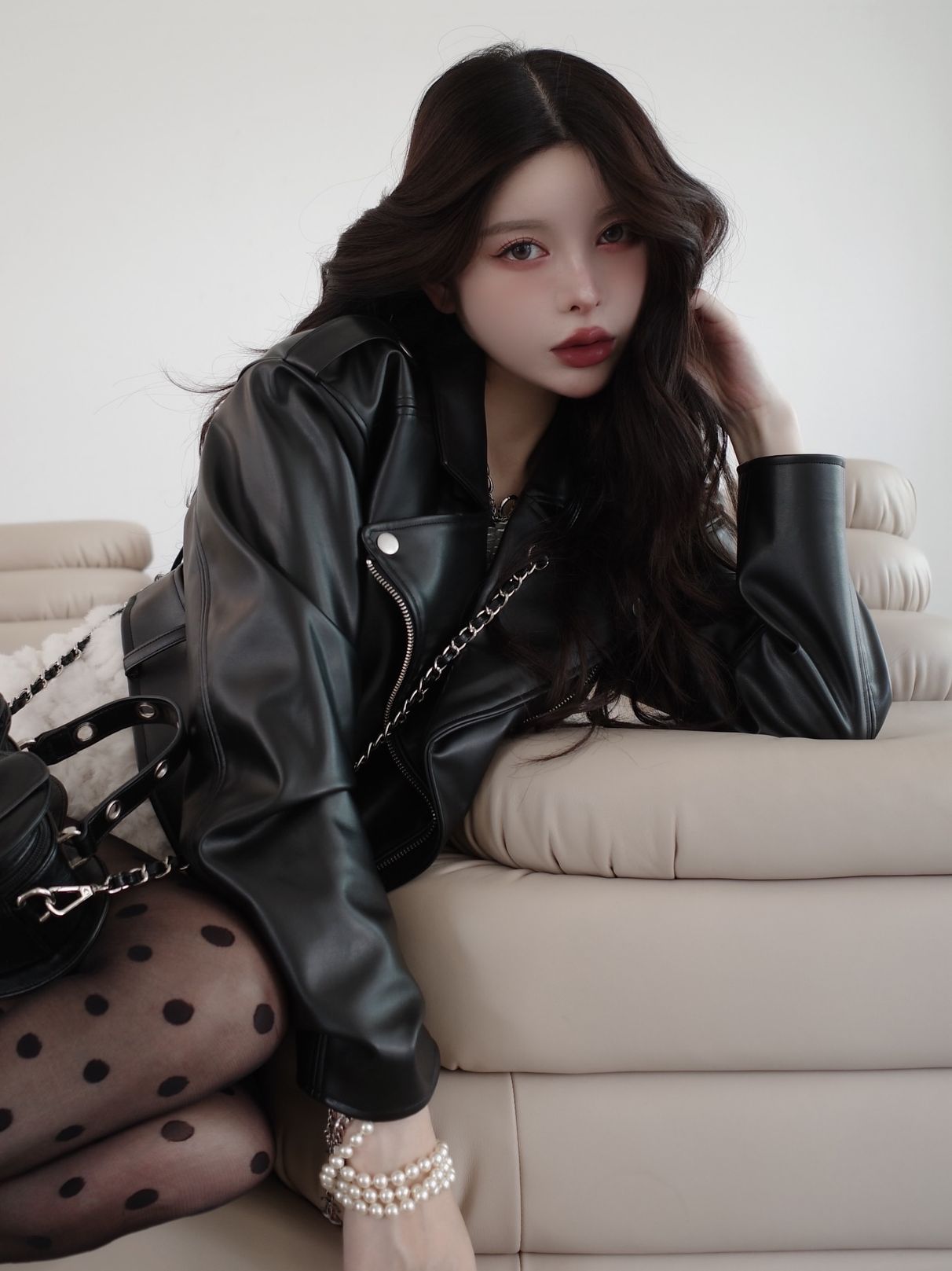 ドロップショートライダースジャケット Darich Drop Short Riders Jacket