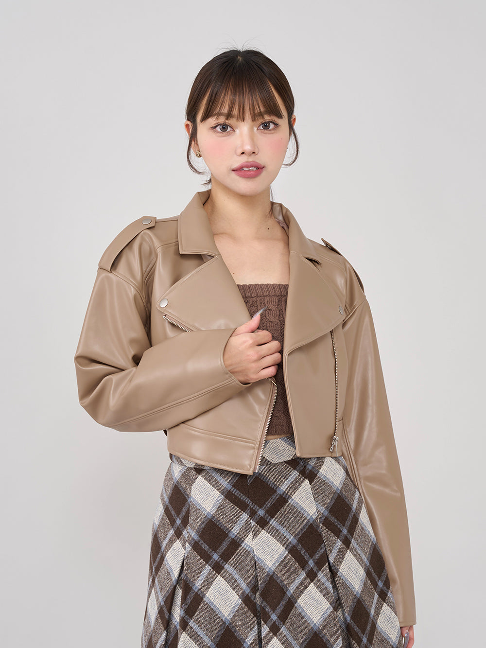 ドロップショートライダースジャケット Darich Drop Short Riders Jacket