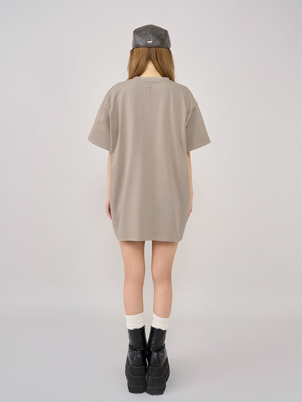 ダーリッチ Darich ハートキーフェードビッグTシャツ （グレージュ） グレージュ