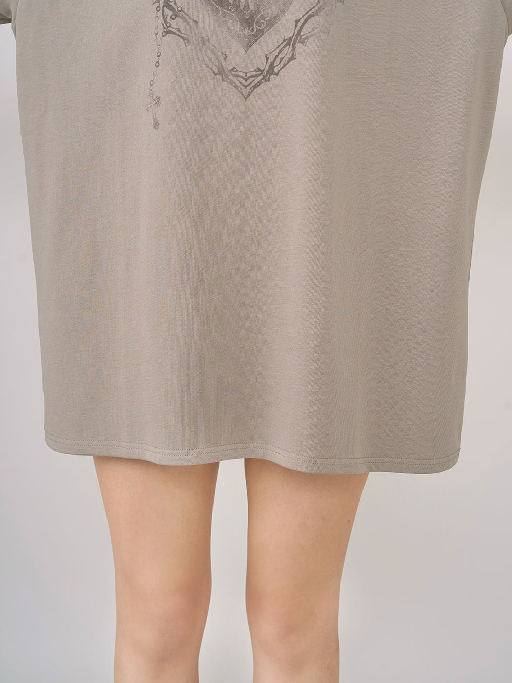 ダーリッチ Darich ハートキーフェードビッグTシャツ （グレージュ） グレージュ