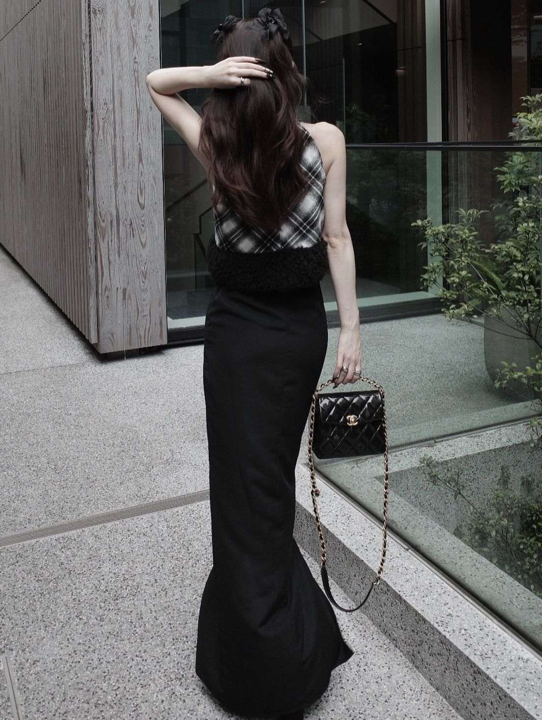 Darich Silhouette Pencil Long Skirt