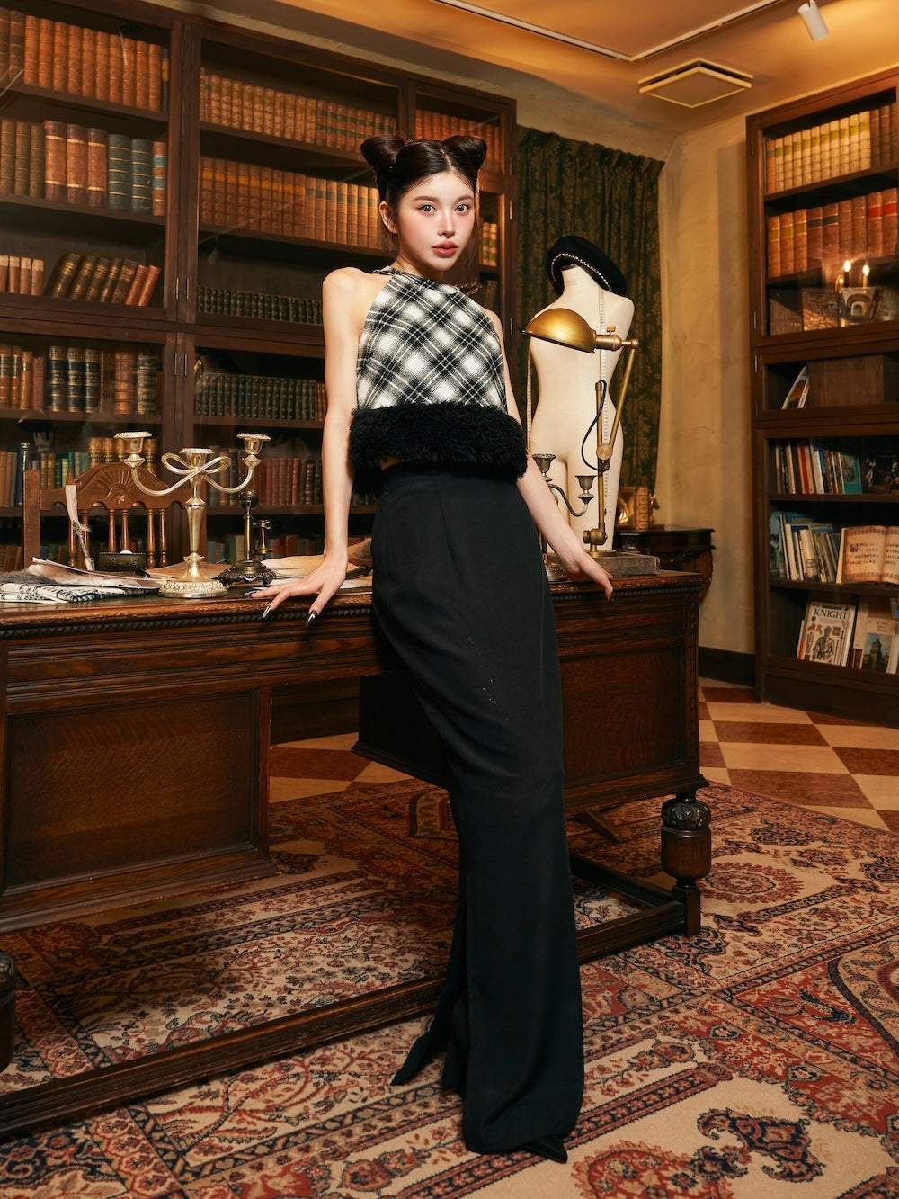 Darich Silhouette Pencil Long Skirt