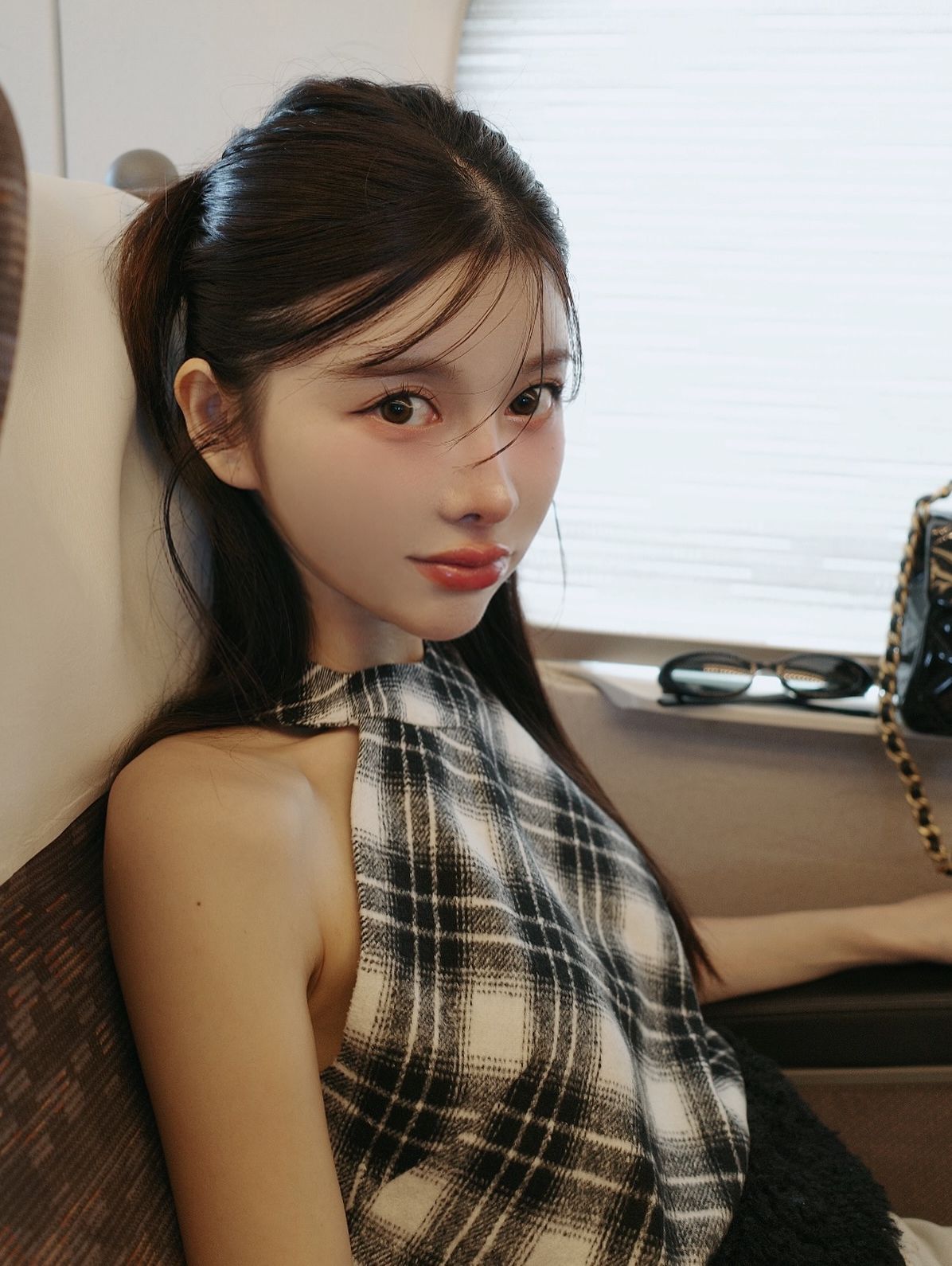 ダーリッチ Darich ファーチェックドッキングトップス