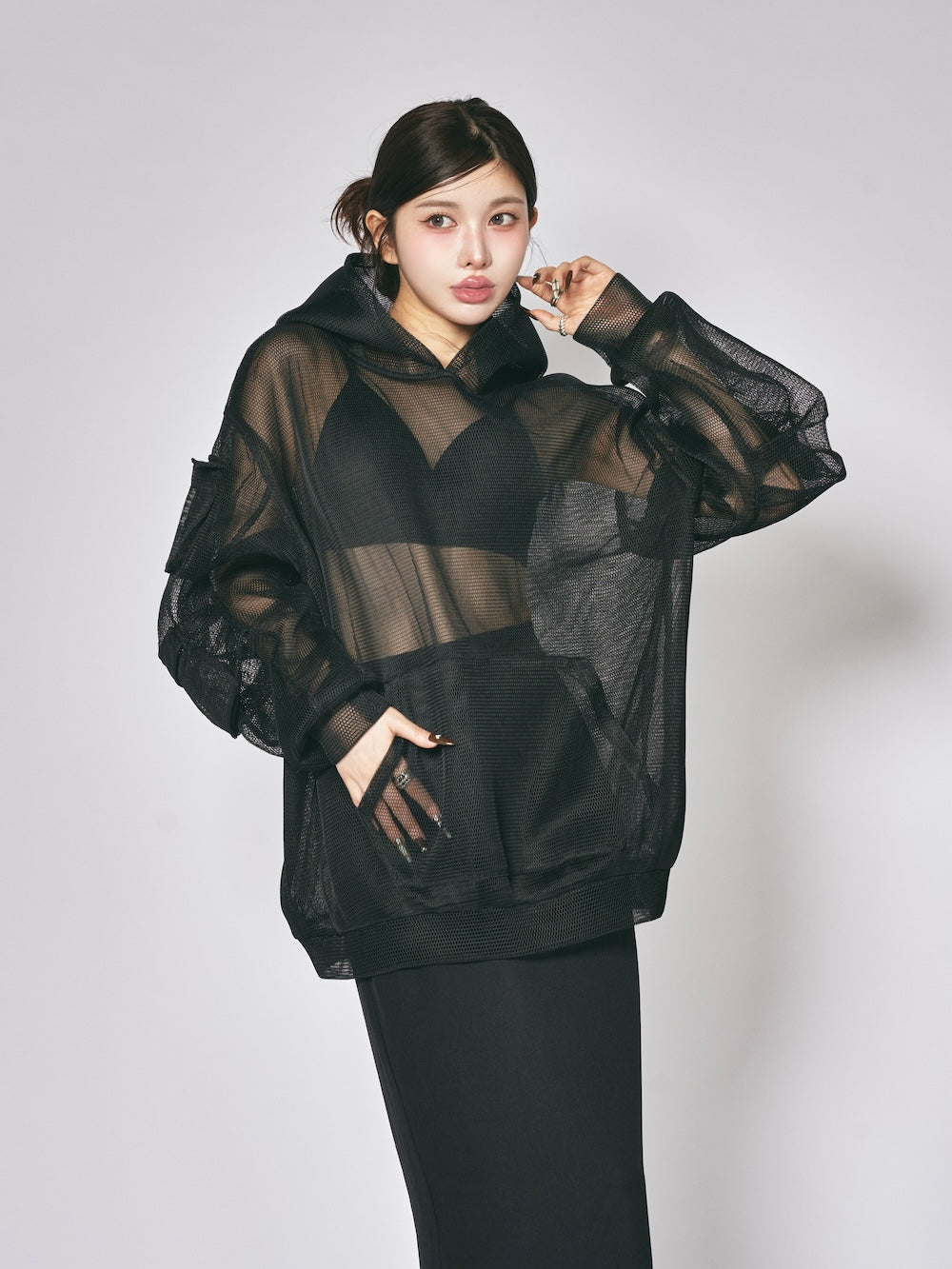 ダーリッチ Darich メッシュフーディー