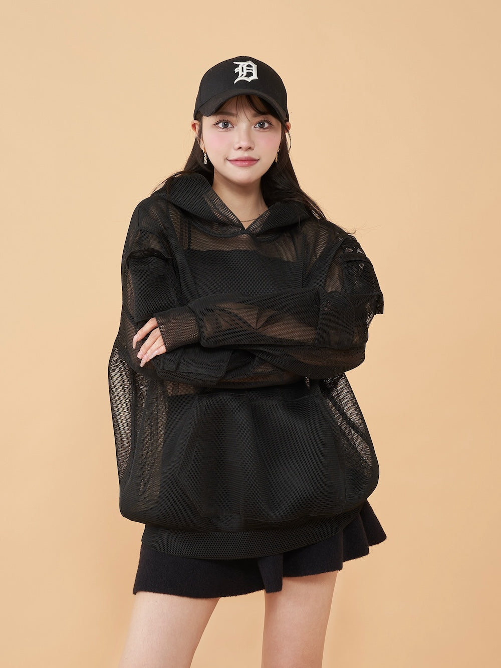 ダーリッチ Darich メッシュフーディー