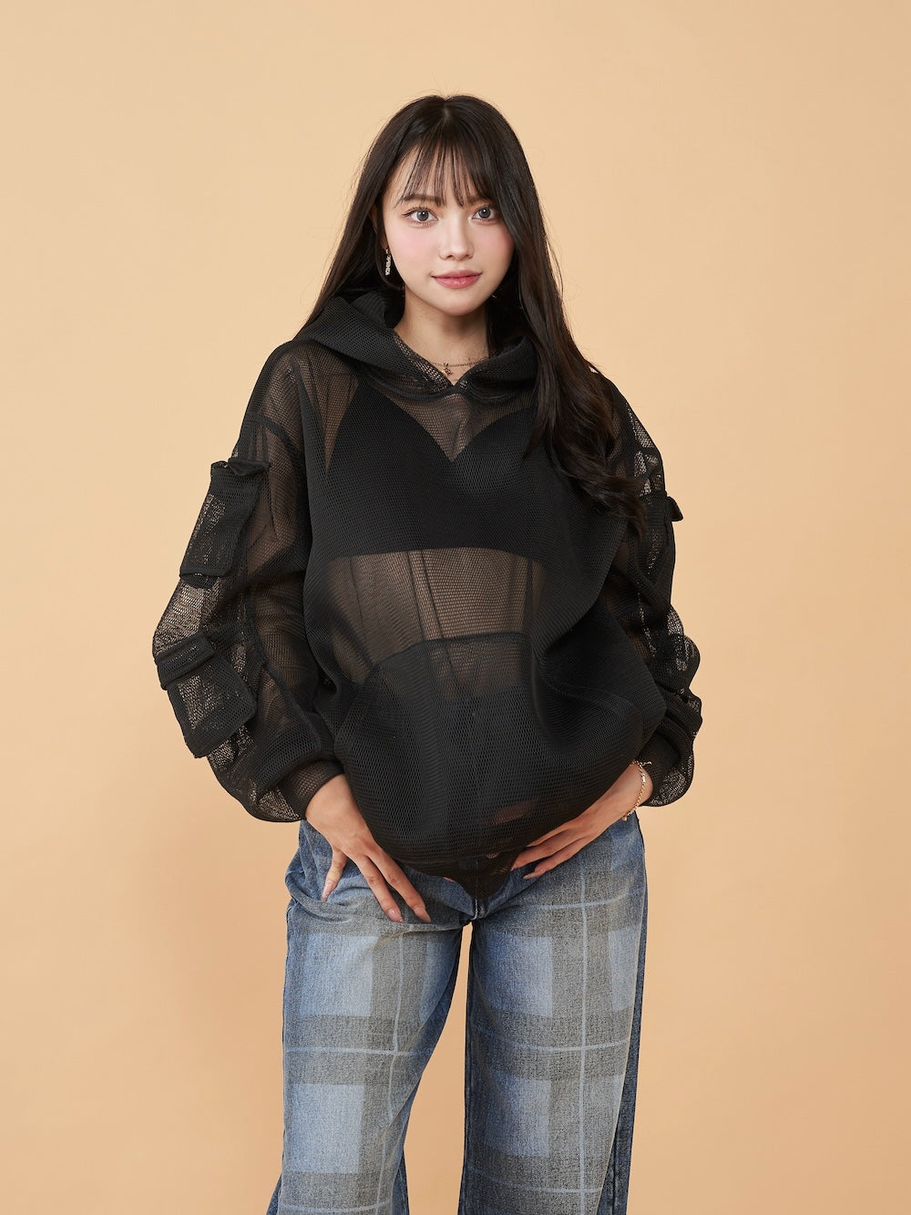 ダーリッチ Darich メッシュフーディー