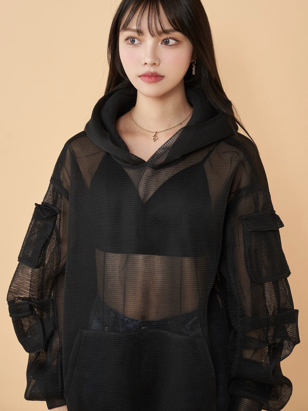 ダーリッチ Darich メッシュフーディー