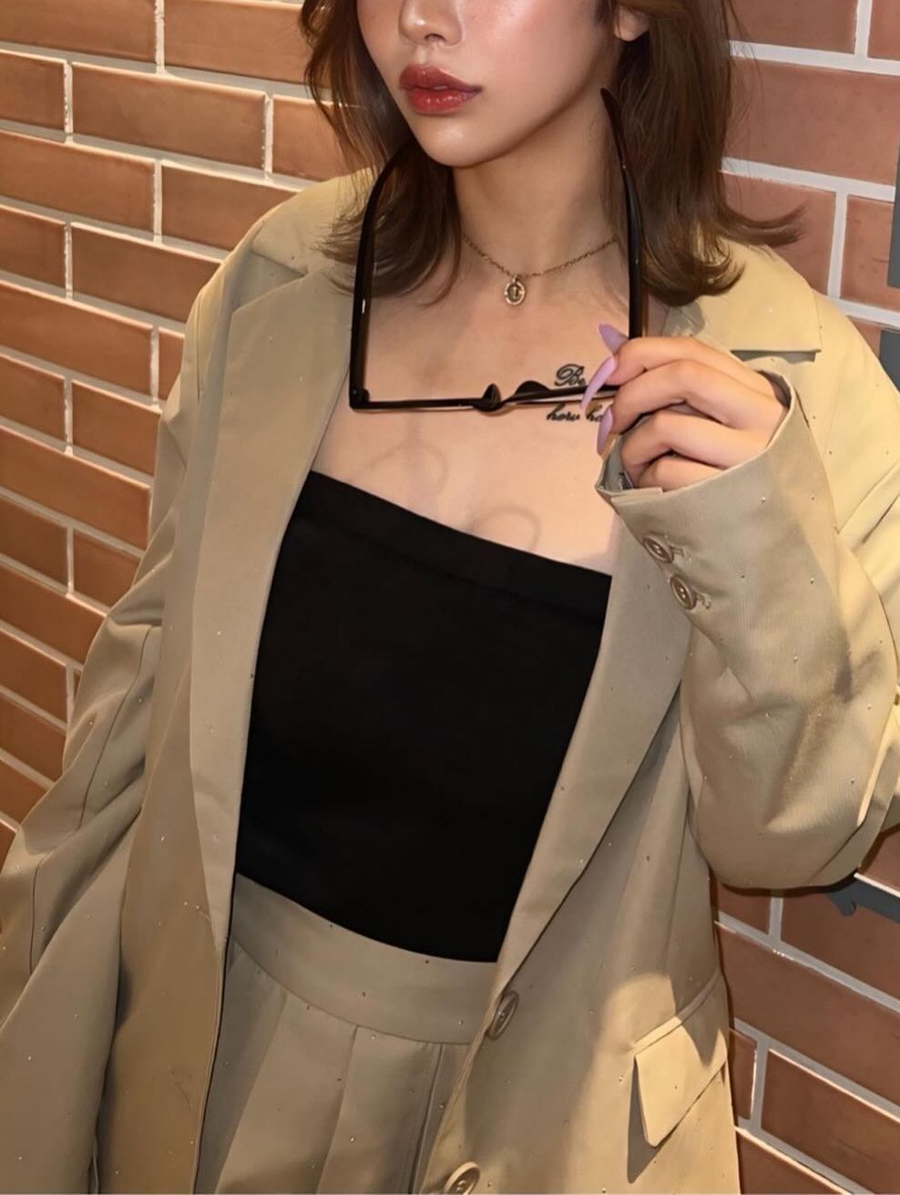 ダーリッチ Darich ルーズシングルスタッズジャケット