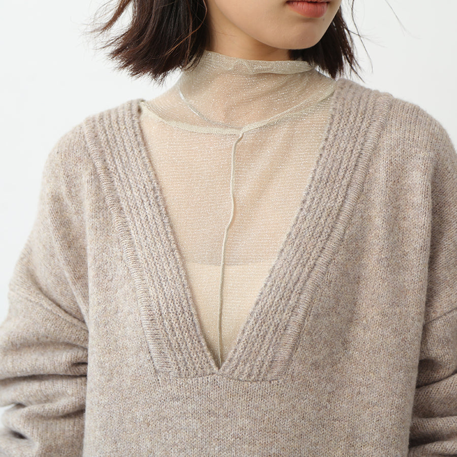 ドゥー ベル Doux Belle トップス カットソー ロング （チャコール） チャコール