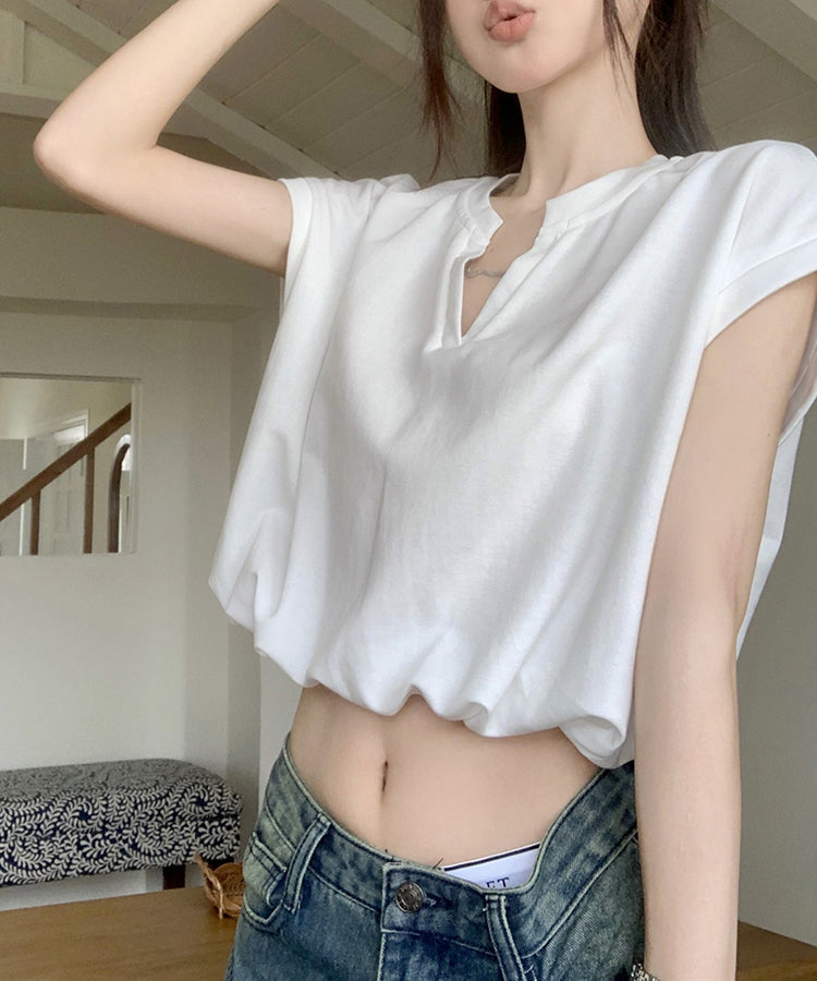 Doux Belle Doux Belle 上衣 T恤 V領