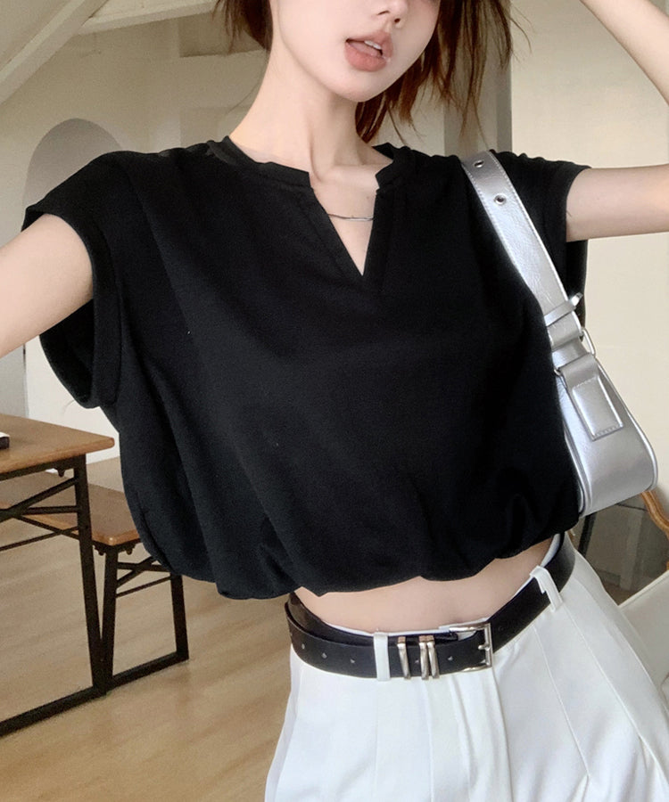 Doux Belle Doux Belle 上衣 T恤 V領