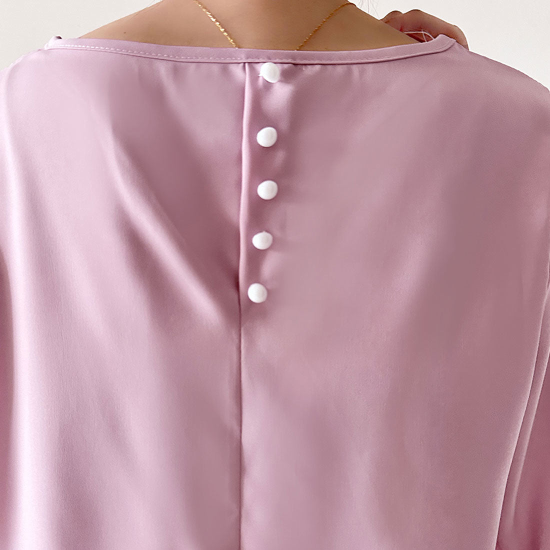 ドゥー ベル Doux Belle 袖フレア ブラウス シャツ （ブラック） ブラック