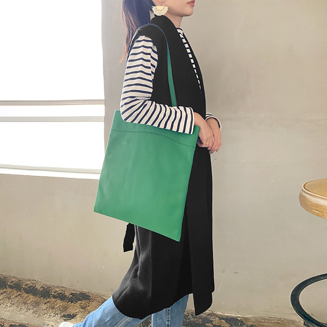 ドゥー ベル Doux Belle ニットジレ ロングジレ レディース