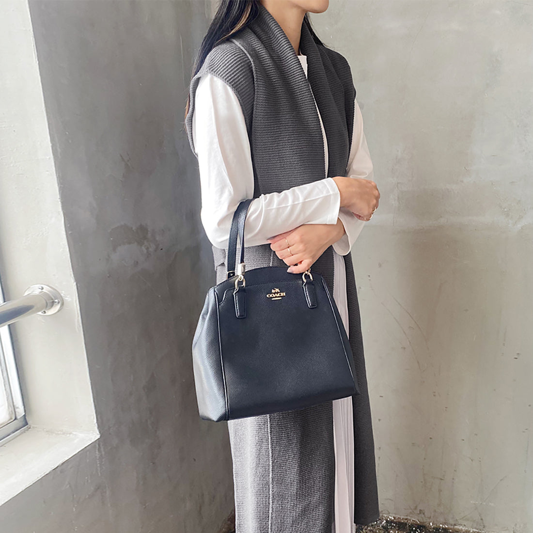 ドゥー ベル Doux Belle ニットジレ ロングジレ レディース