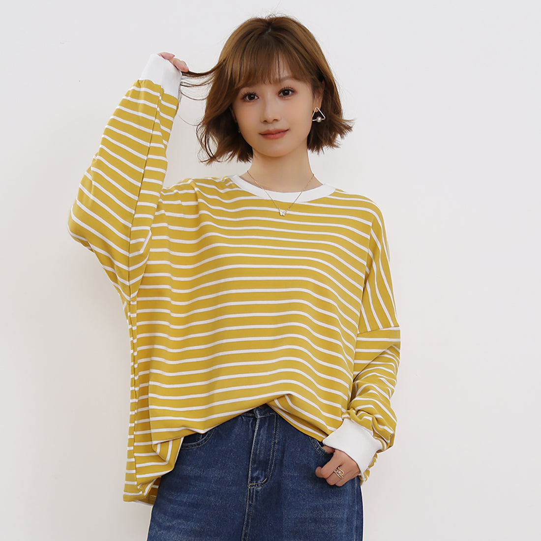 ドゥー ベル Doux Belle トップス 長袖 Tシャツ （イエロー） イエロー