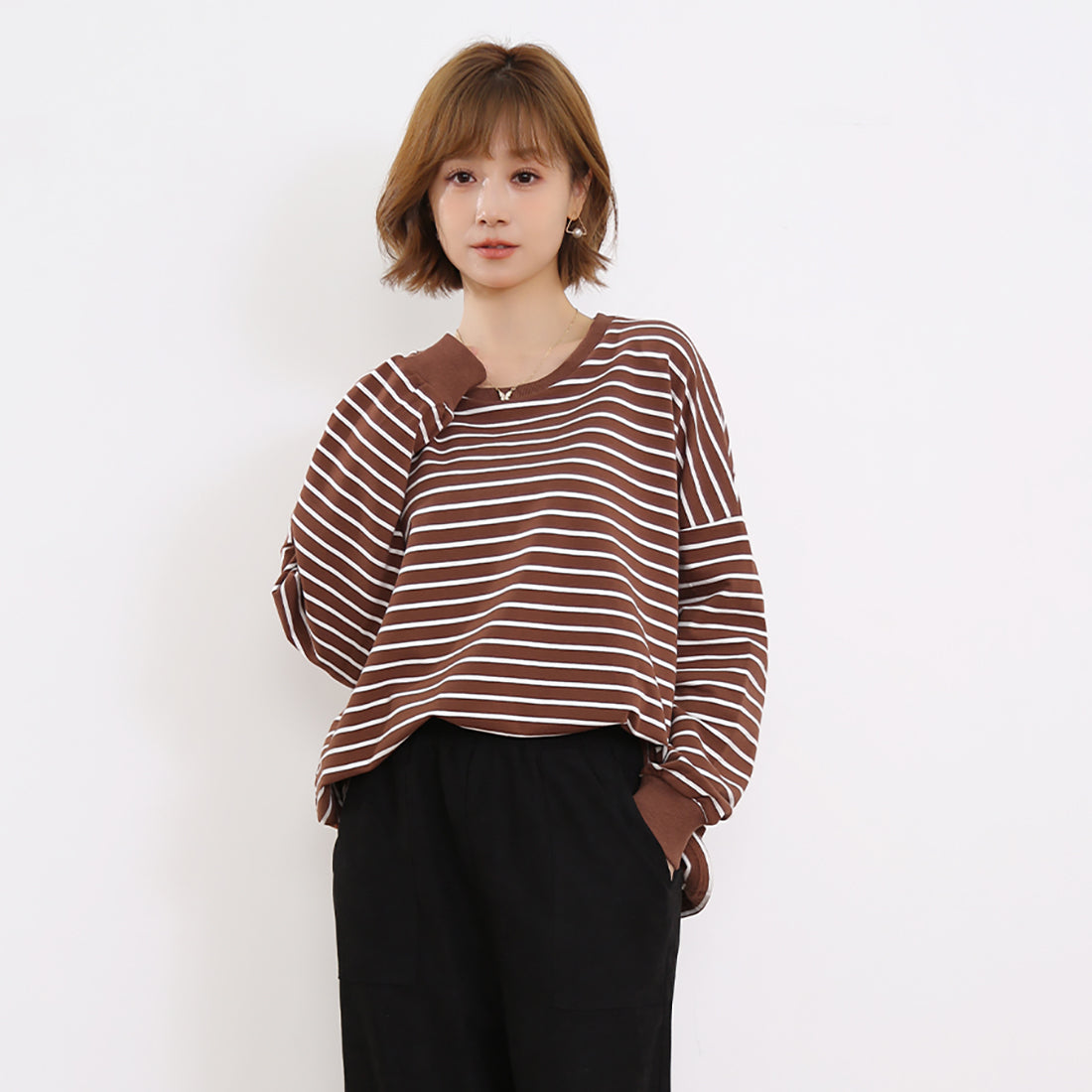 ドゥー ベル Doux Belle トップス 長袖 Tシャツ （コーヒー） コーヒー