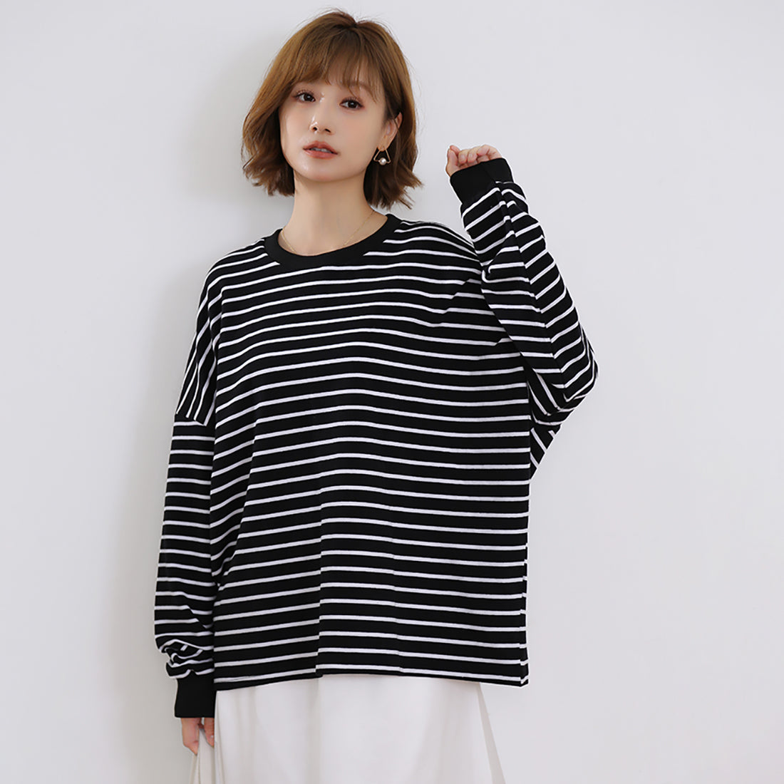 ドゥー ベル Doux Belle トップス 長袖 Tシャツ （ブラック） ブラック