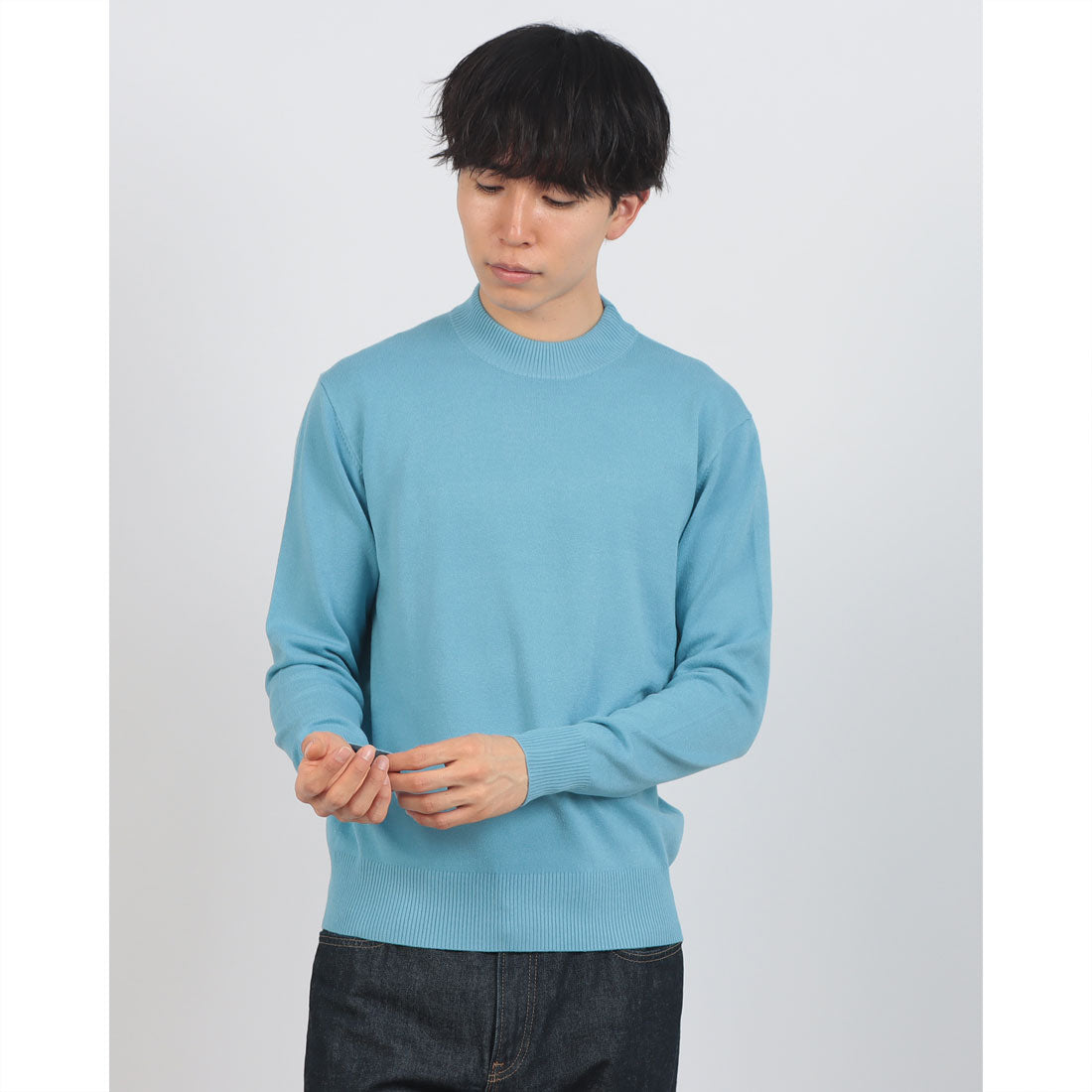 ドゥクラッセ DoCLASSE Do サーモテックス ハイネック （サックス） サックス