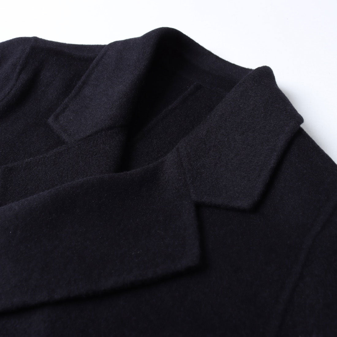 ドゥクラッセ DoCLASSE ダブルフェイス・Aラインコート （ミッドナイトブルー） ミッドナイトブルー