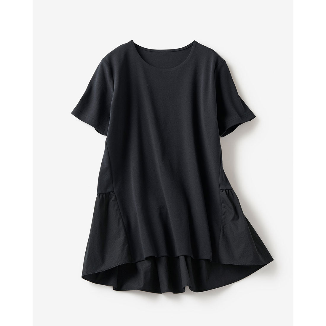 ドゥクラッセ DoCLASSE 異素材ペプラム／半袖・ドゥクラッセTシャツ