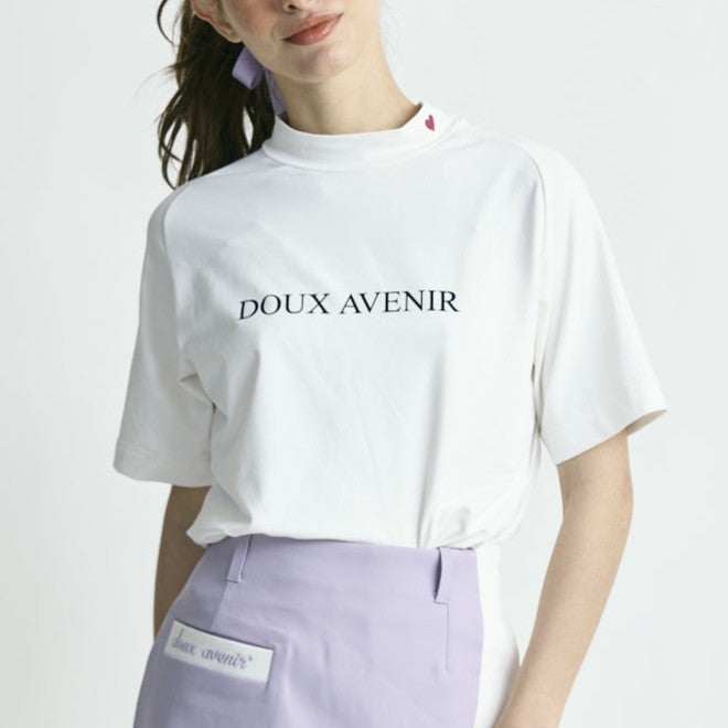 ドゥ アヴニール Doux Avenir 半袖 DAロゴ UVカットソー （ホワイト） ホワイト