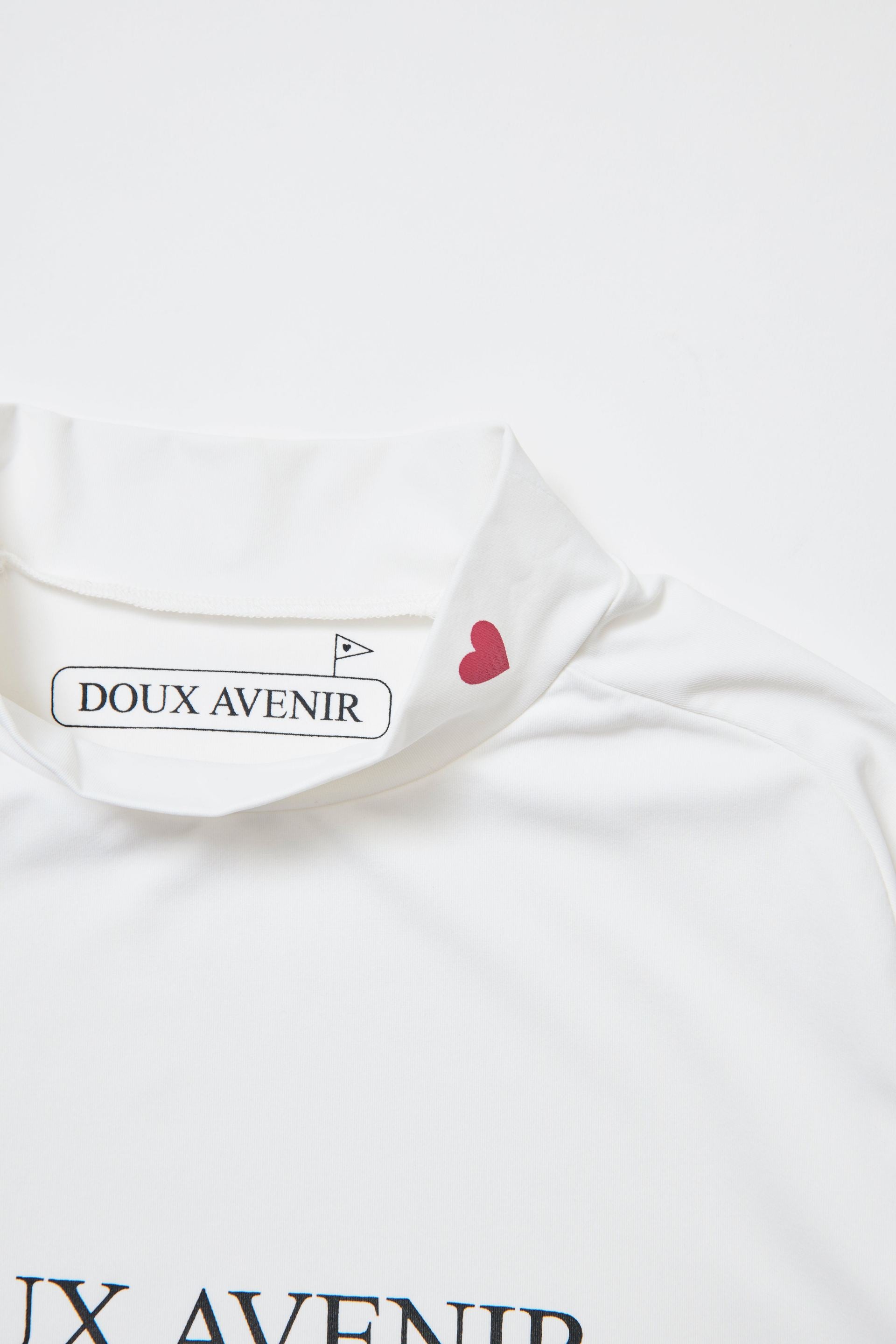 ドゥ アヴニール Doux Avenir 半袖 DAロゴ UVカットソー （ホワイト） ホワイト