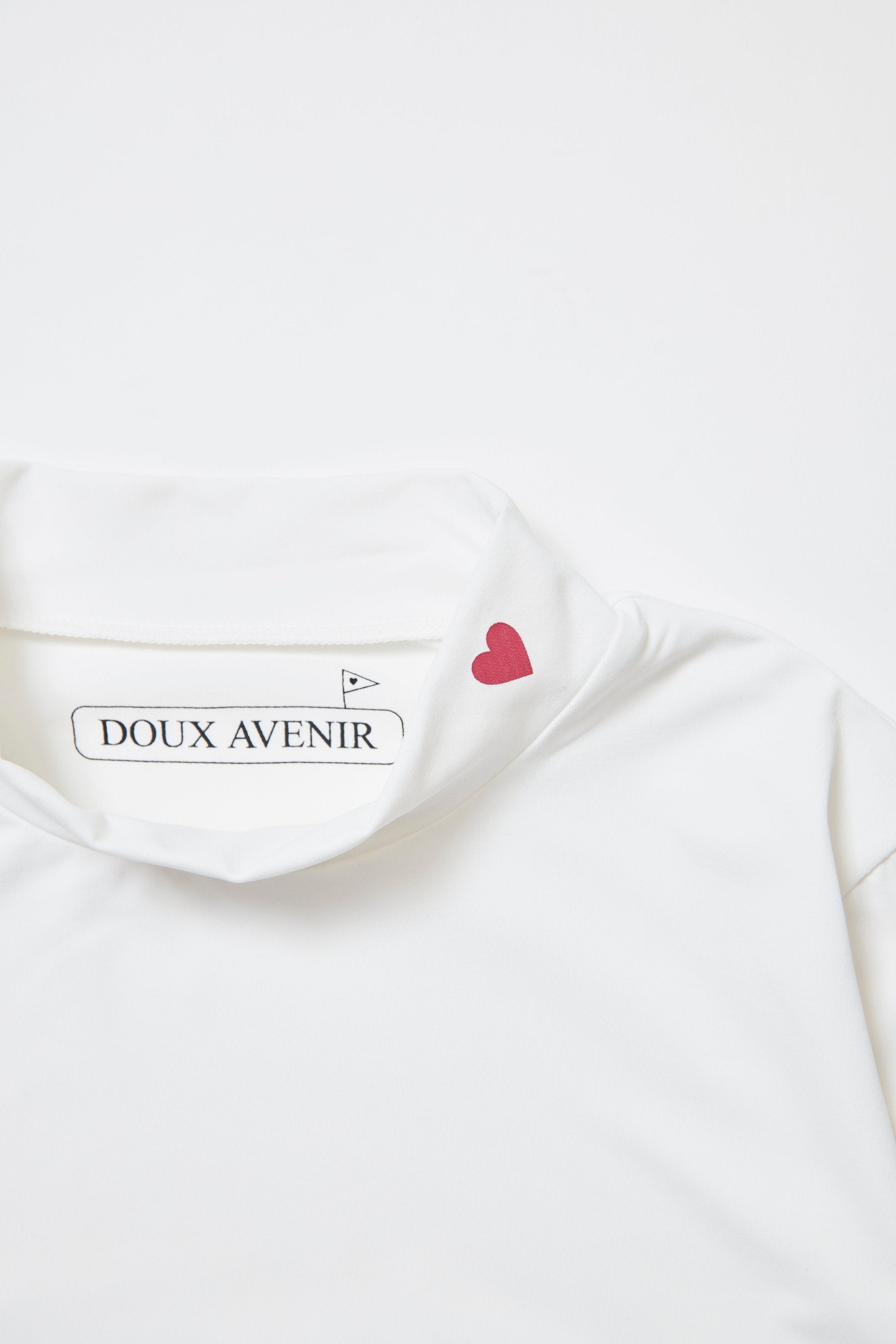 ドゥ アヴニール Doux Avenir 長袖 ミラーロゴ UVカットソー （ホワイト） ホワイト