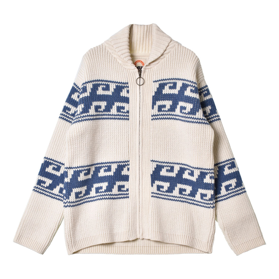 デウスエクスマキナ Deus ex Machina SWELL MAP CARDIGAN カーディガン （ナチュラル） ナチュラル