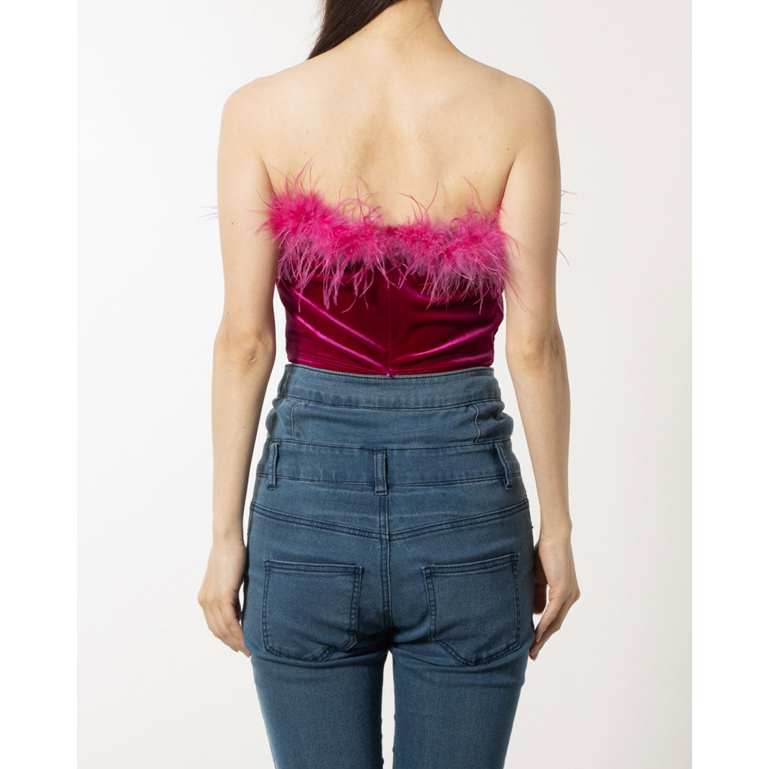 デニーローズ DENNY ROSE ファーポイントショートベアTOPS （FUXIA） FUXIA