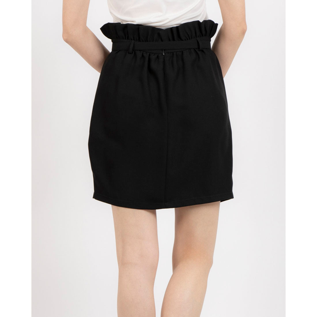 デニーローズ DENNY ROSE ウエストデザインミニスカート （BLACK） BLACK