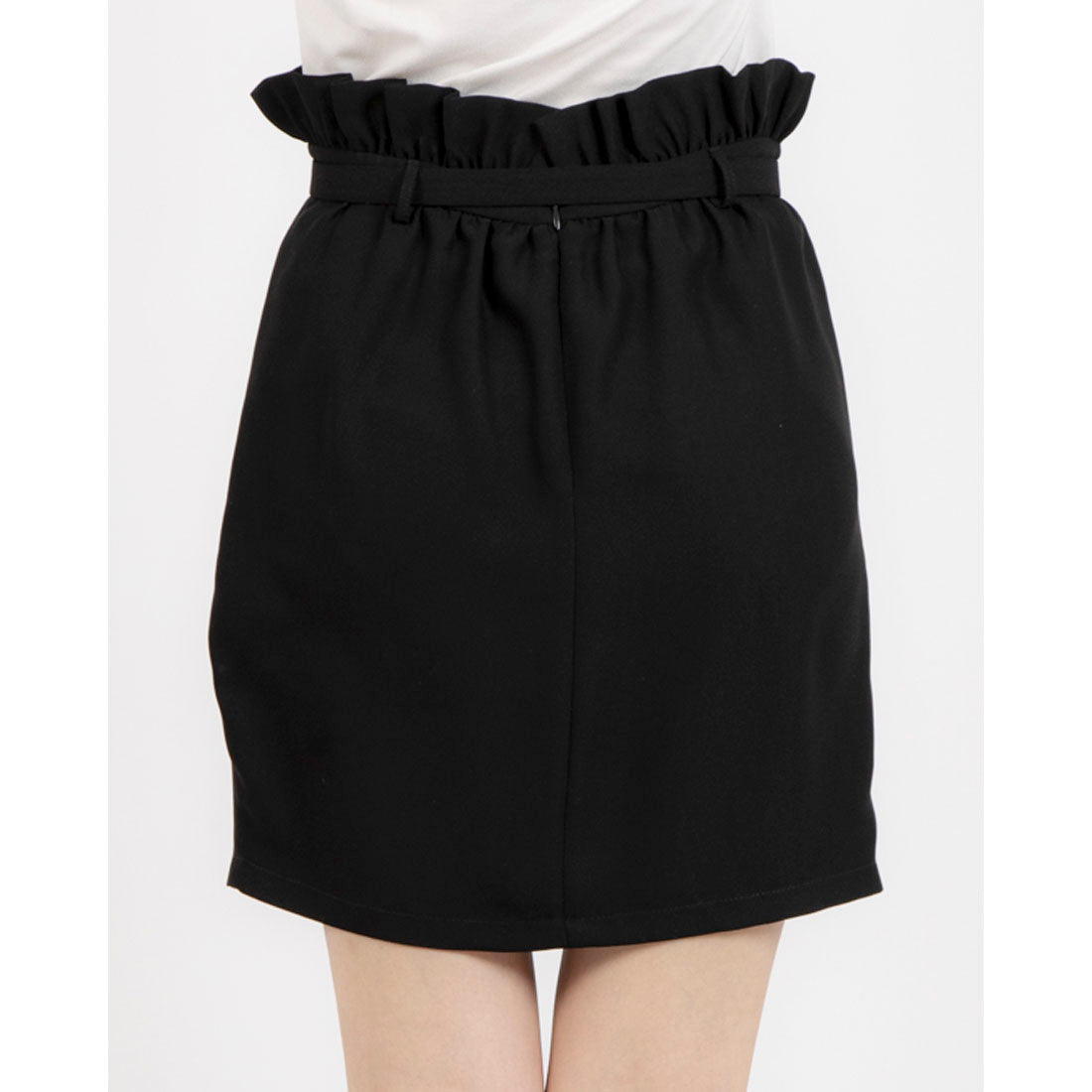 デニーローズ DENNY ROSE ウエストデザインミニスカート （BLACK） BLACK