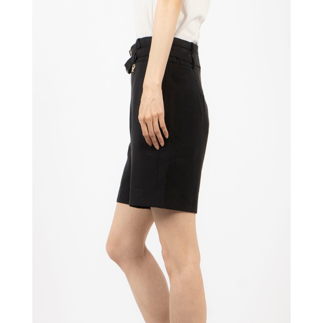 デニーローズ DENNY ROSE ベルトポイントショートパンツ （BLACK） BLACK