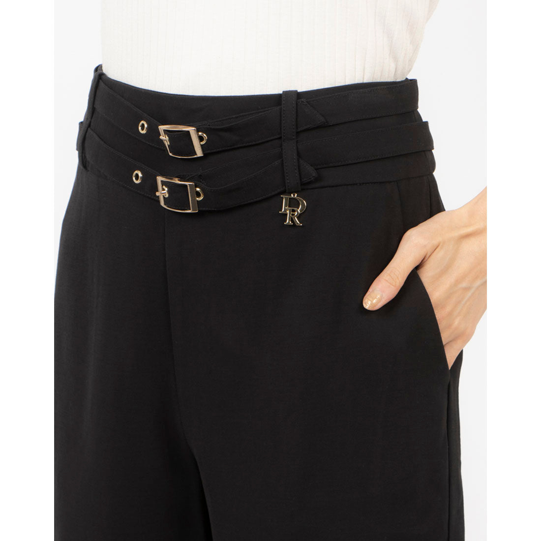 デニーローズ DENNY ROSE ベルトポイントショートパンツ （BLACK） BLACK