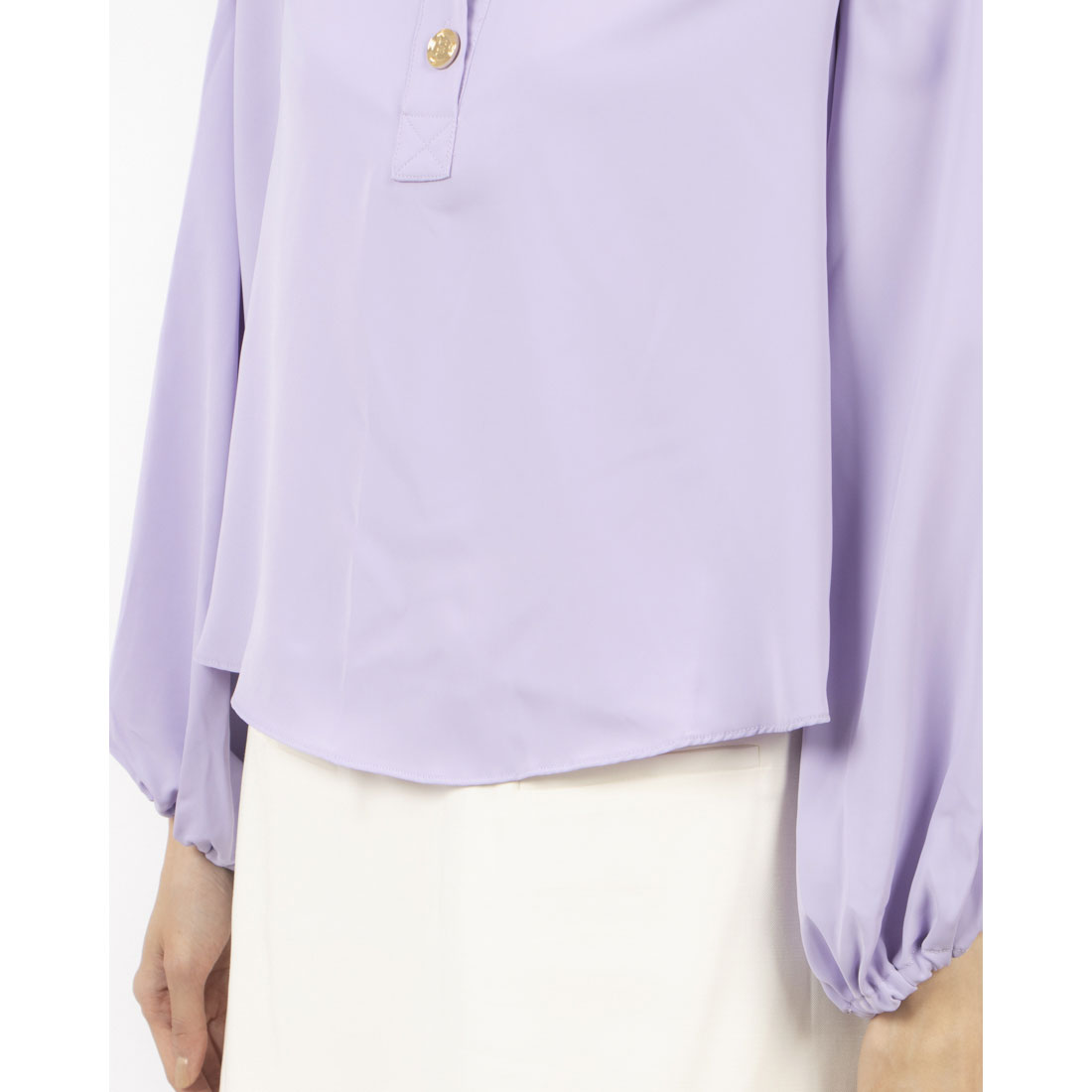 デニーローズ DENNY ROSE カットショルダーTOPS （LAVENDER） LAVENDER
