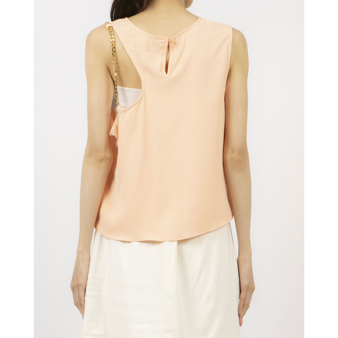 デニーローズ DENNY ROSE チェーンポイントノースリーブTOPS （PEACH） PEACH