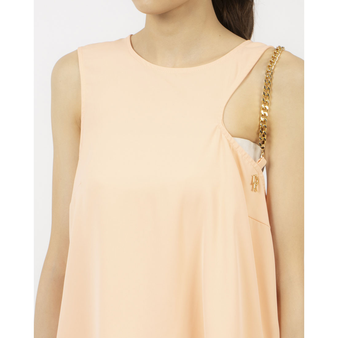 デニーローズ DENNY ROSE チェーンポイントノースリーブTOPS （PEACH） PEACH