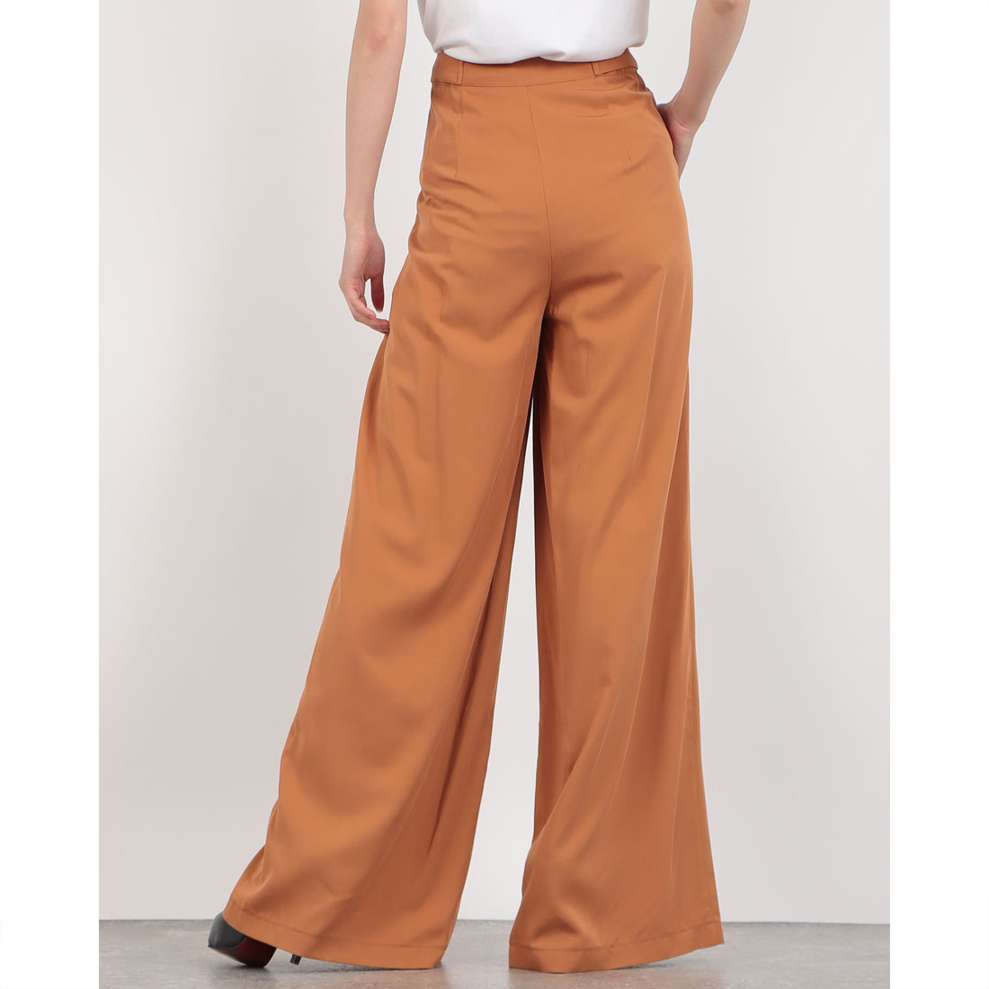 デニーローズ DENNY ROSE テンセルワイドPT （BROWN） BROWN
