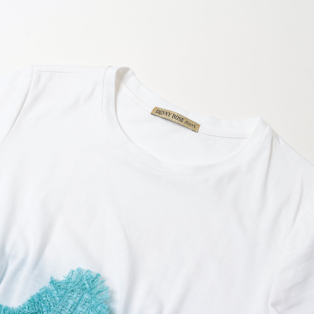 デニーローズ DENNY ROSE ツイード切替デザインTOPS （BLUE） BLUE