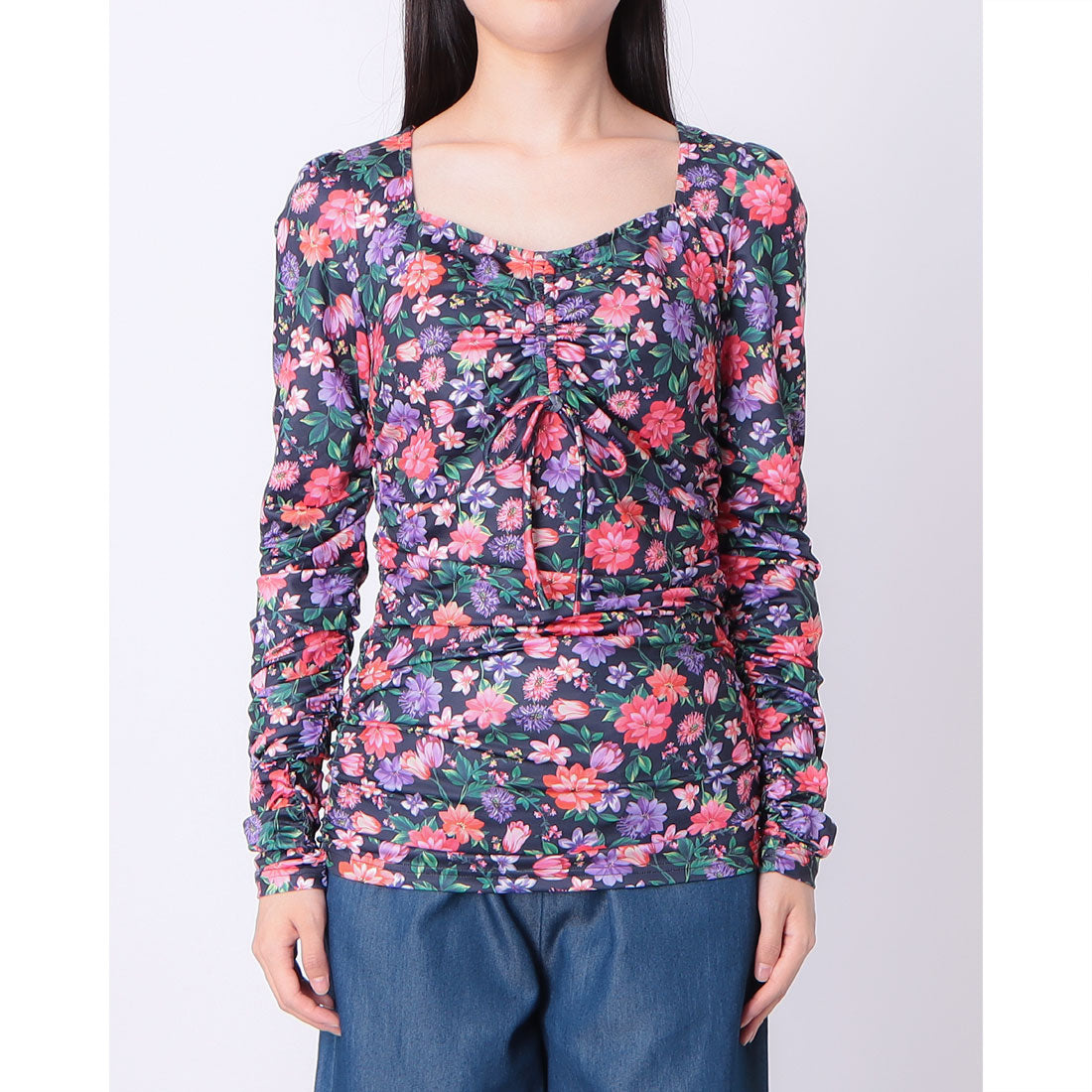 デニーローズ DENNY ROSE フラワーシャーリングTOPS （MULTI） MULTI