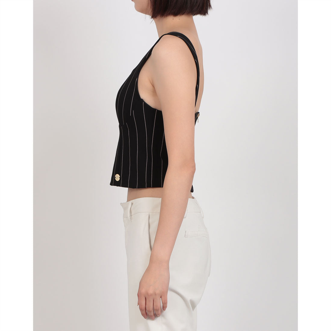 デニーローズ DENNY ROSE ピンストライプビスチェ （BLACK） BLACK