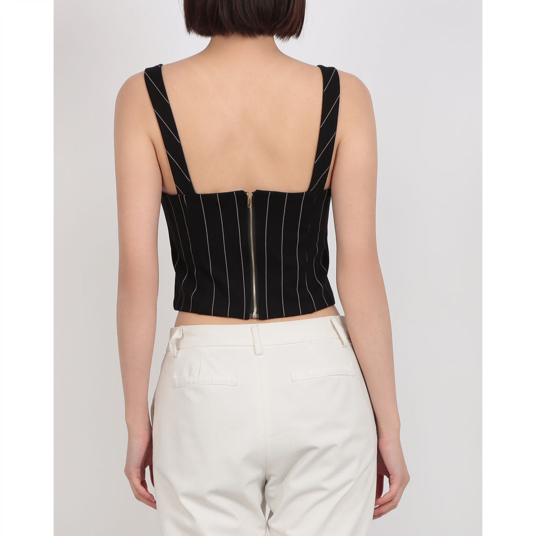 デニーローズ DENNY ROSE ピンストライプビスチェ （BLACK） BLACK